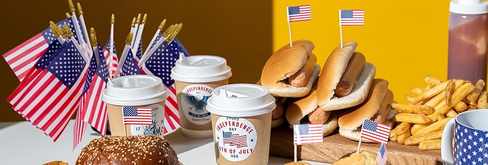 12 Pack Small American Flags — image 1