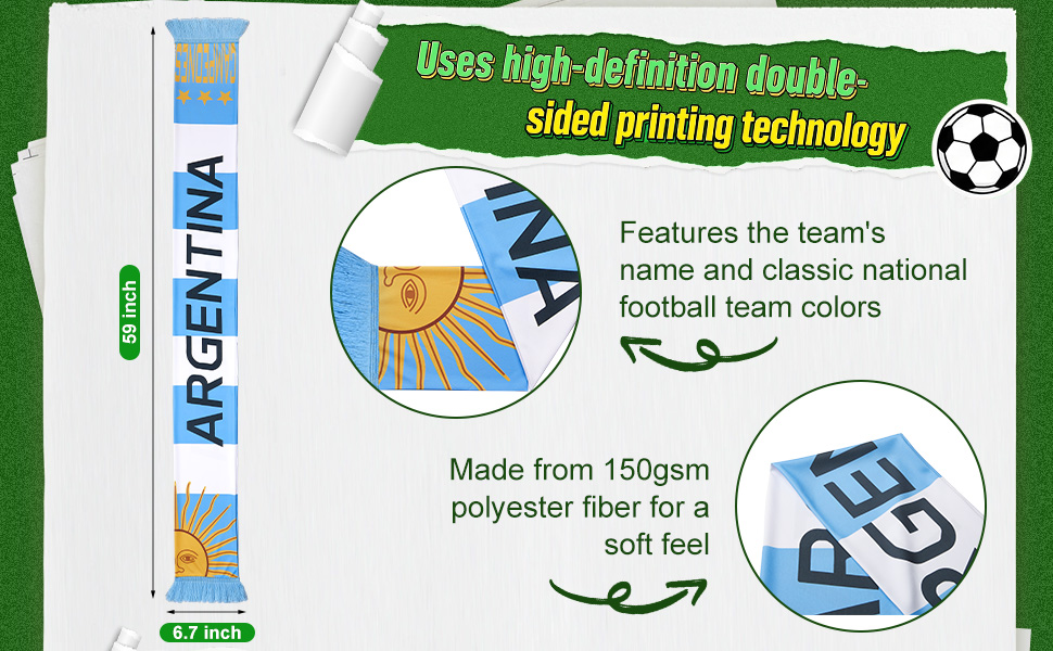 Eurzom Soccer Scarf — image 1