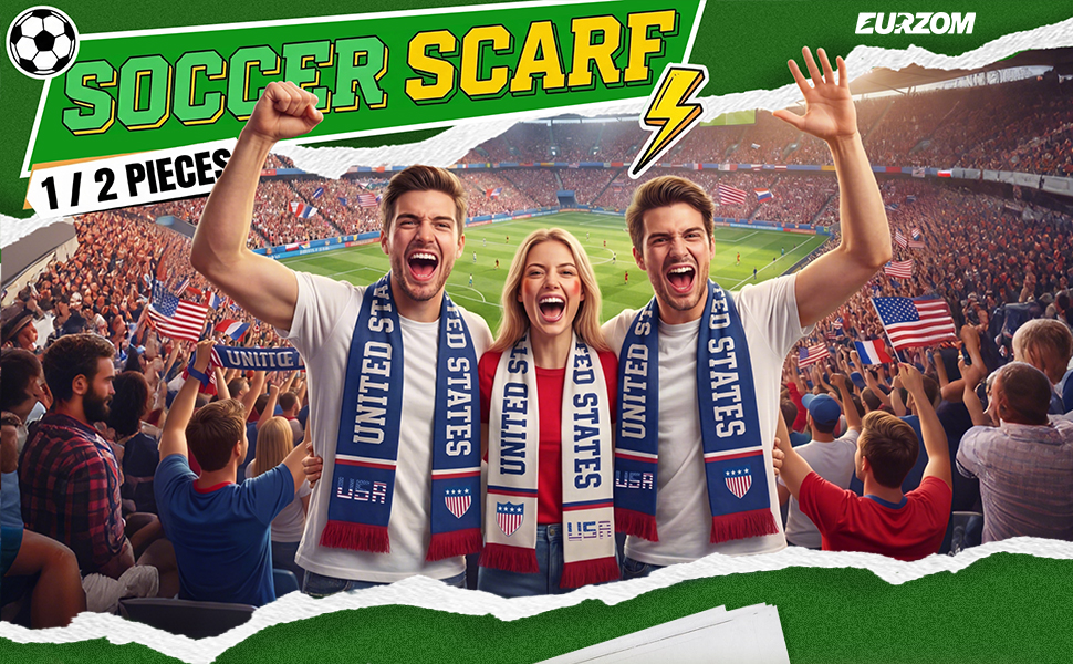 Eurzom Soccer Scarf — image 2